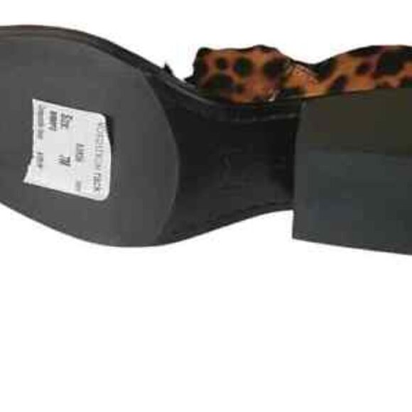 Marc Fisher Obrra Genuine Calf Hair Leather Bootie / Leopard Print - Picture 5 of 9